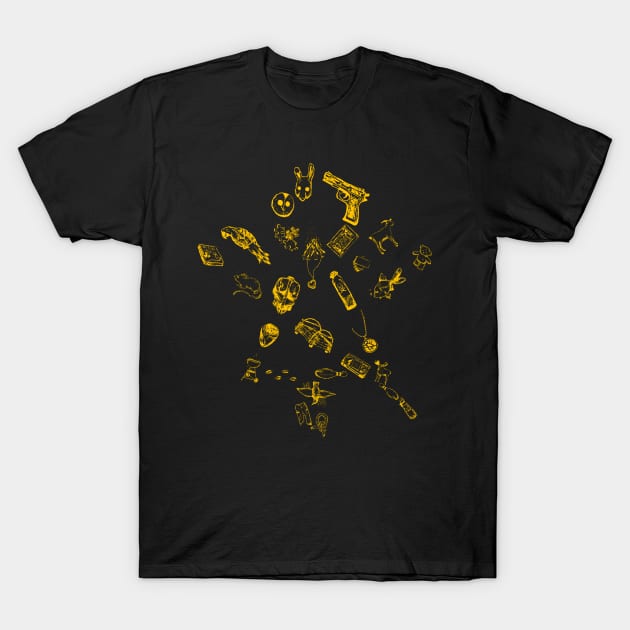 Yellowjackets Mail Symbol X T-Shirt by LopGraphiX